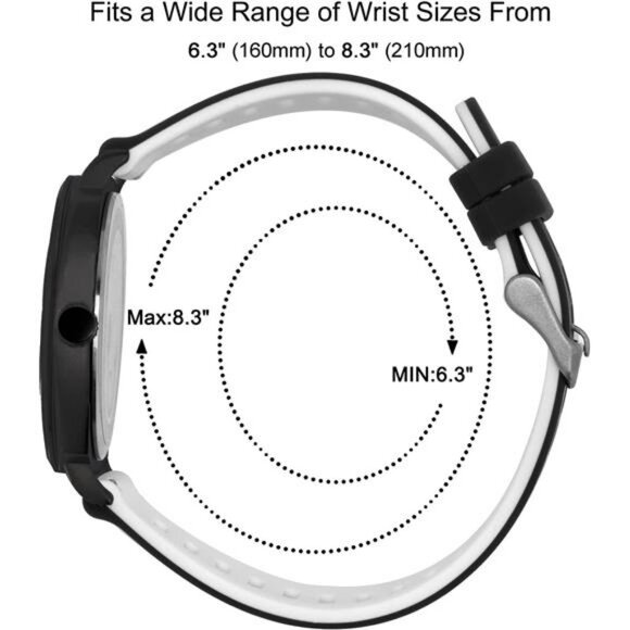 Waterproof Nurse Watch for Medical Professionals, Women Men, Military Time - Picture 3 of 6